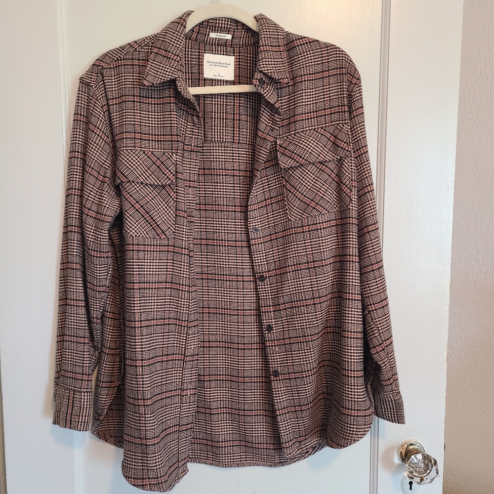 Abercrombie & Fitch Oversized Flannel Size Small